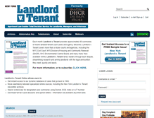 Tablet Screenshot of landlordvtenant.com